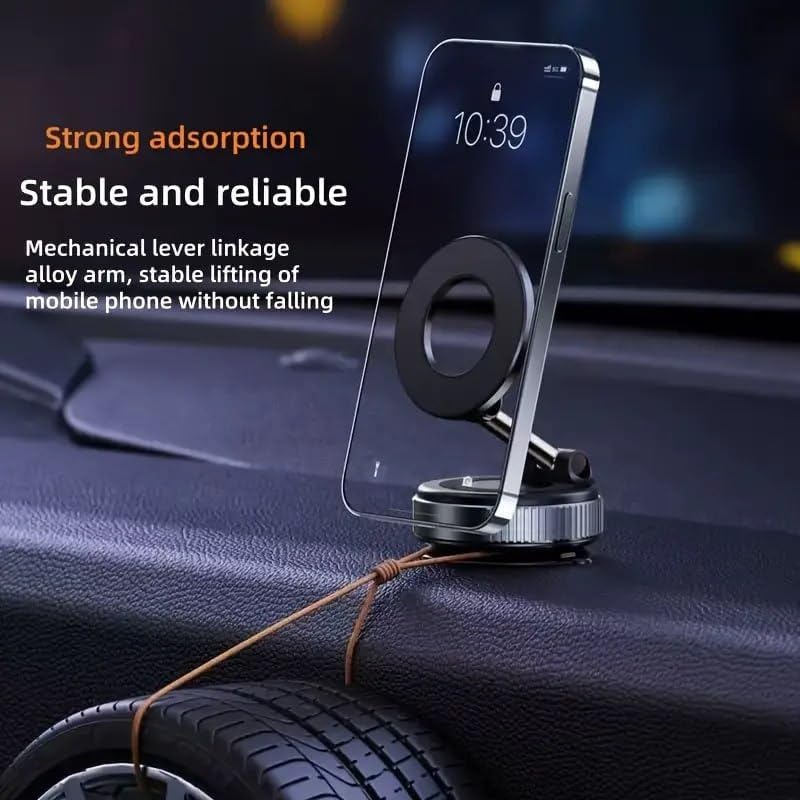 Upgraded 360° Vacuum Magnetic Phone Holder